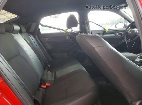 2HGFE2F52NH600906 2022 HONDA CIVIC Red Հետևի նստատեղերի տեսք