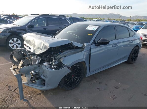 2HGFE2F52PH504633 2023 HONDA CIVIC Silver Przód lewy
