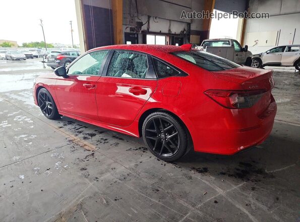 2HGFE2F52PH508519 2023 HONDA CIVIC Red Rear left