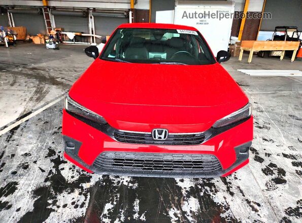 2HGFE2F52PH508519 2023 HONDA CIVIC Red Front view