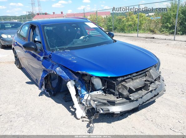 2HGFE2F52PH513140 2023 HONDA CIVIC Blue Вид спереду