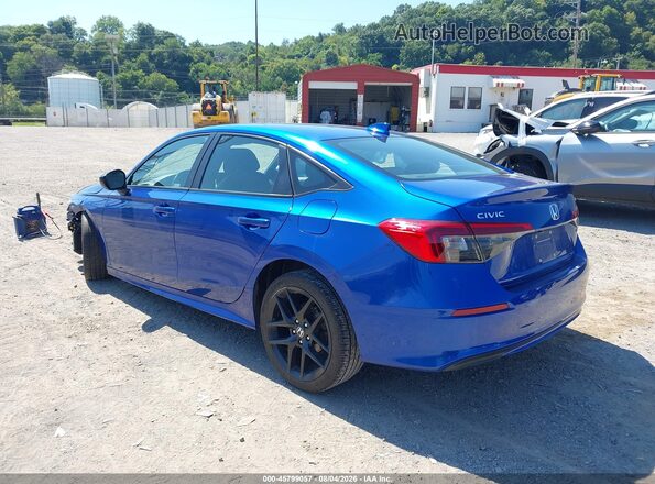 2HGFE2F52PH513140 2023 HONDA CIVIC Blue Задня ліва чверть