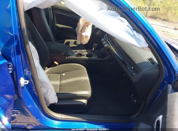 2HGFE2F52PH513140 2023 HONDA CIVIC Blue Вид салону спереду