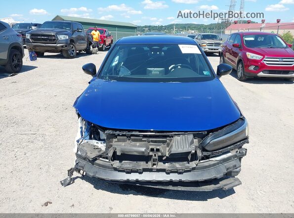 2HGFE2F52PH513140 2023 HONDA CIVIC Blue Вид щитка приладів