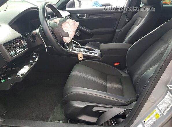 2HGFE2F52PH527894 2023 HONDA CIVIC Серебряный Вид салона спереди