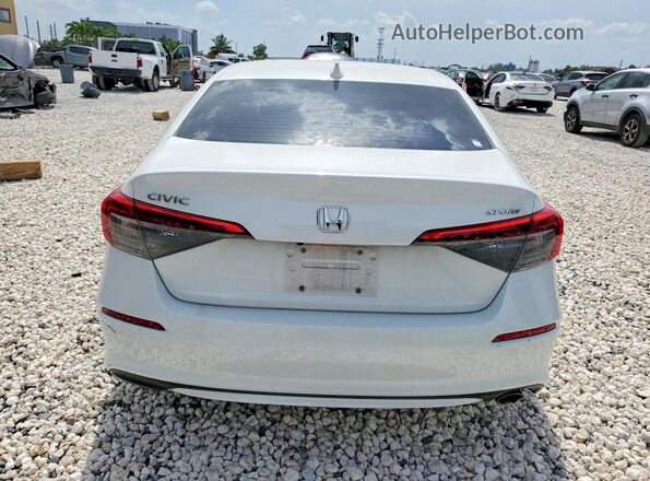 2HGFE2F52PH570096 2023 HONDA CIVIC White Widok z tyłu