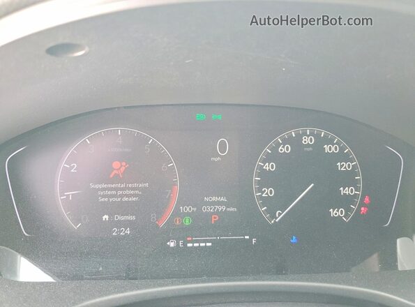 2HGFE2F52PH570096 2023 HONDA CIVIC White Widok zestawu wskaźników