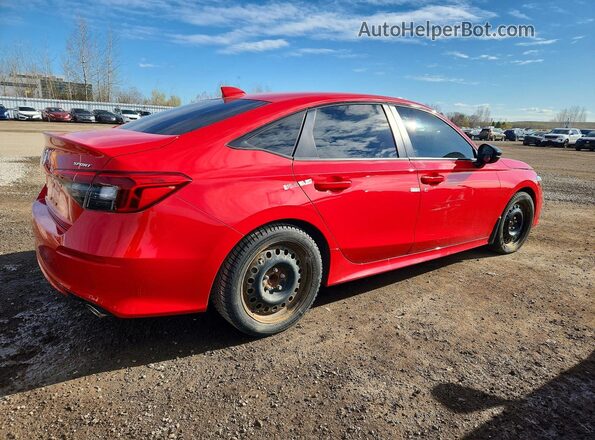 2HGFE2F52RH111038 2024 HONDA CIVIC Red Rear right