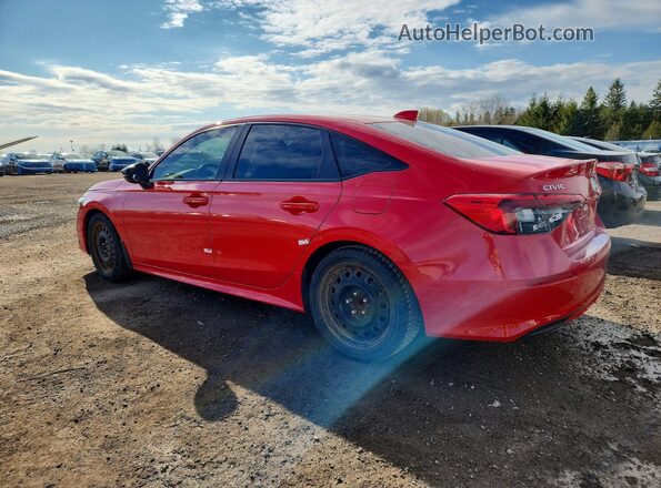 2HGFE2F52RH111038 2024 HONDA CIVIC Red Rear left