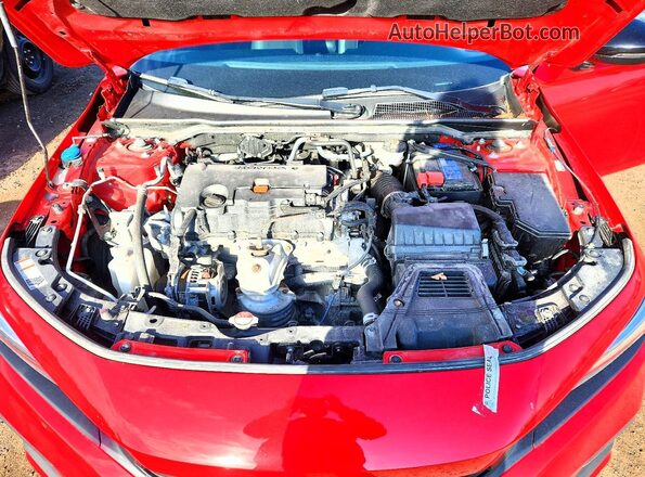 2HGFE2F52RH111038 2024 HONDA CIVIC Red Rear interior view