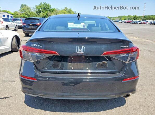 2HGFE2F52RH504828 2024 HONDA CIVIC Black Հետևի տեսք