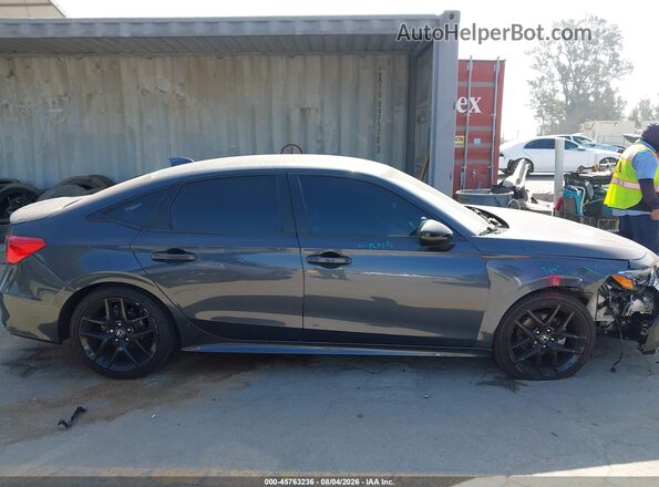 2HGFE2F52RH505851 2024 HONDA CIVIC Gray Rear interior view