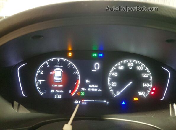 2HGFE2F52RH560493 2024 HONDA CIVIC Белый Вид щитка приборов