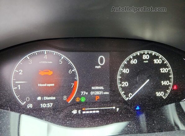 2HGFE2F52RH583997 2024 HONDA CIVIC Gray Vista del cuadro de instrumentos