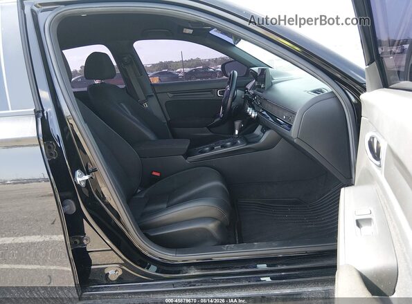 2HGFE2F52SH556479 2025 HONDA CIVIC Black წინა სალონის ხედი