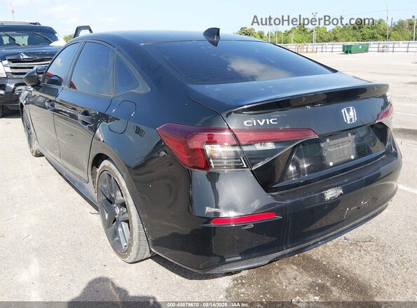 2HGFE2F52SH556479 2025 HONDA CIVIC Black უკანა მარცხენა