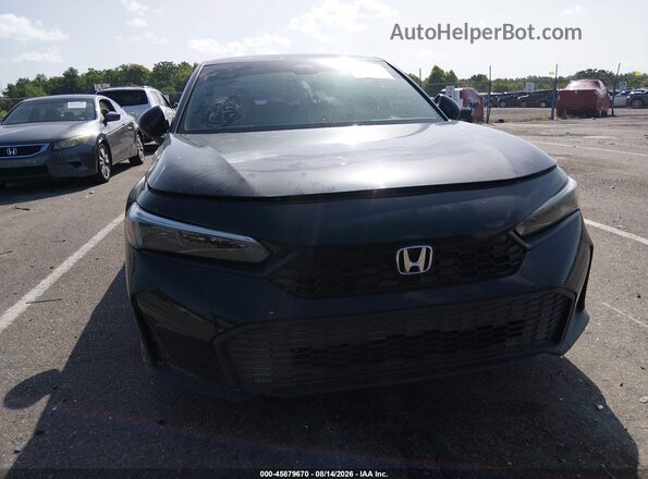 2HGFE2F52SH556479 2025 HONDA CIVIC Black ხელსაწყოთა პანელის ხედი