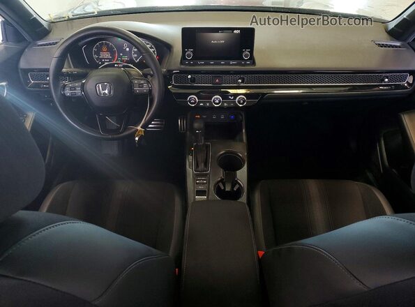 2HGFE2F52SH567160 2025 HONDA CIVIC Black წინა პანელის ხედი