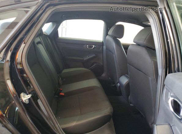 2HGFE2F52SH567160 2025 HONDA CIVIC Black უკანა სავარძლების ხედი
