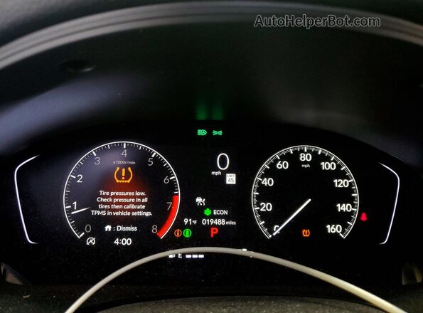 2HGFE2F52SH567160 2025 HONDA CIVIC Black ხელსაწყოთა პანელის ხედი