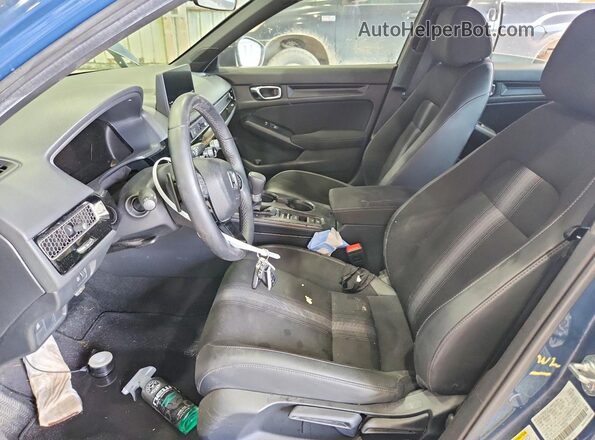 2HGFE2F52SH569328 2025 HONDA CIVIC Blue Вид салону спереду