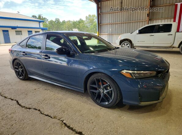 2HGFE2F52SH569328 2025 HONDA CIVIC Blue Передня права чверть