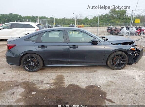 2HGFE2F52SH572990 2025 HONDA CIVIC Gray Widok wnętrza 360 stopni
