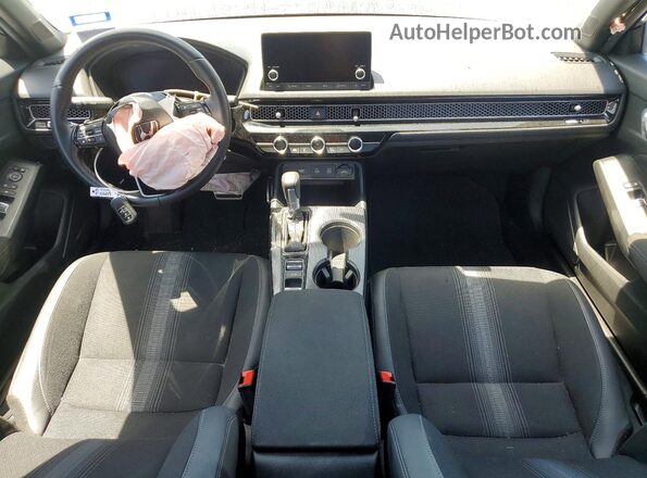 2HGFE2F52SH580684 2025 HONDA CIVIC Black Dashboard view