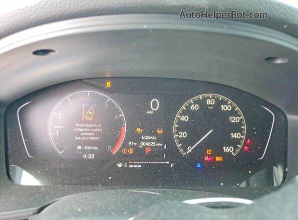 2HGFE2F52TH550750 2026 HONDA CIVIC Black Вид щитка приладів
