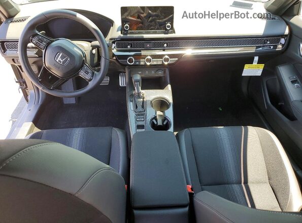 2HGFE2F52TH554118 2026 HONDA CIVIC Black Dashboard view