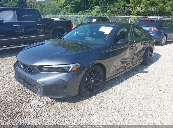 2HGFE2F52TH568343 2026 HONDA CIVIC Gray წინა მარცხენა ხედი სამი მეოთხედიდან
