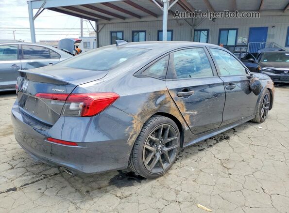 2HGFE2F53NH519168 2022 HONDA CIVIC Charcoal Задня права чверть