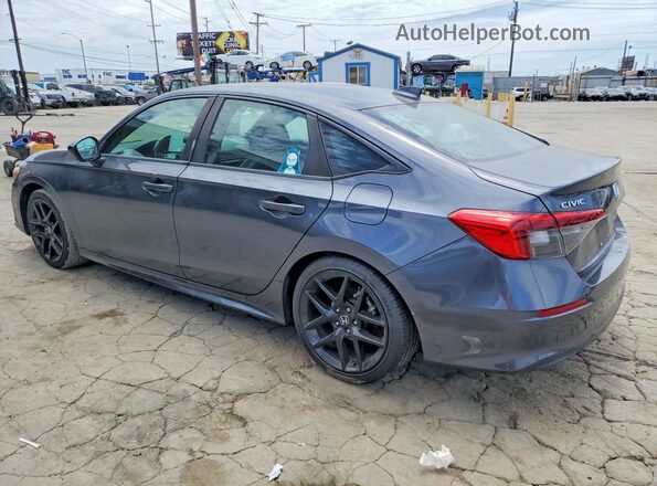 2HGFE2F53NH519168 2022 HONDA CIVIC Charcoal Задня ліва чверть