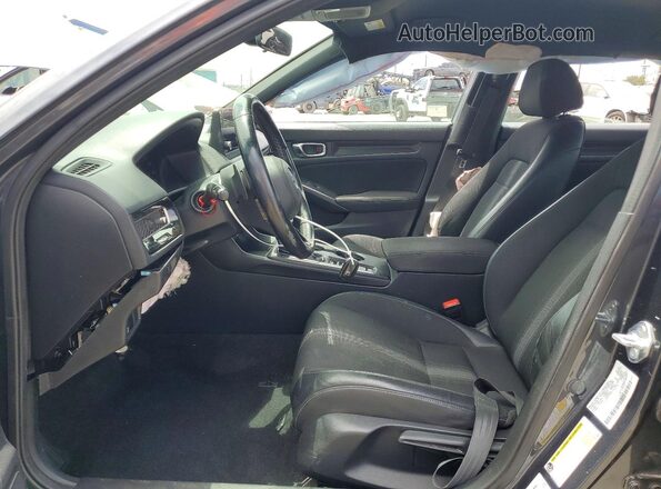 2HGFE2F53NH519168 2022 HONDA CIVIC Charcoal Вид салону спереду