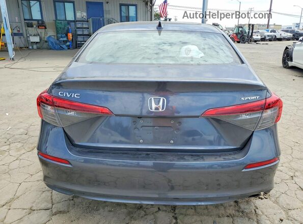2HGFE2F53NH519168 2022 HONDA CIVIC Charcoal Вид ззаду