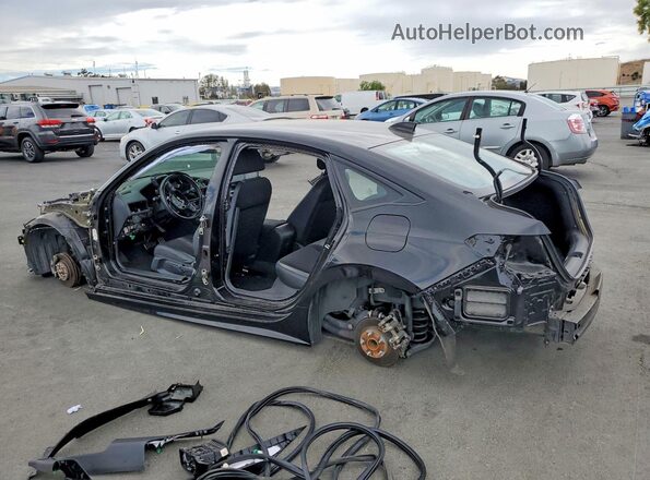 2HGFE2F53NH524824 2022 HONDA CIVIC Black Задня ліва чверть