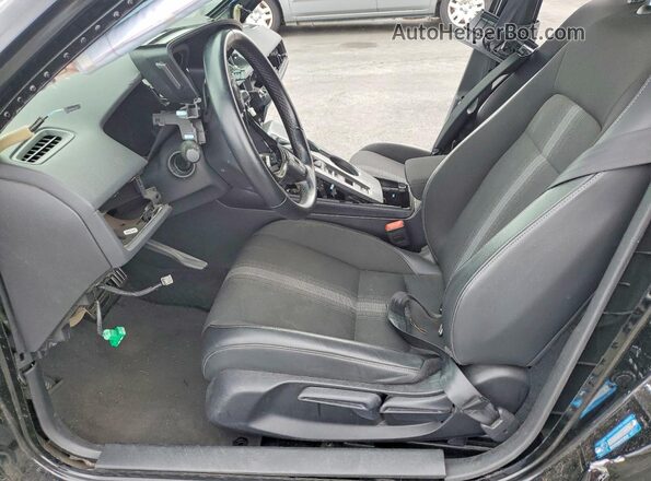 2HGFE2F53NH524824 2022 HONDA CIVIC Black Вид салону спереду