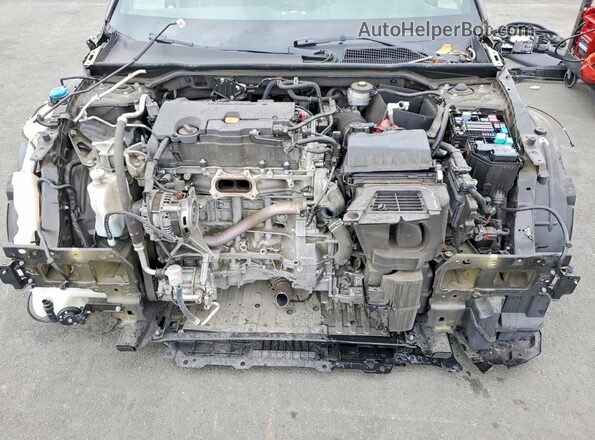 2HGFE2F53NH524824 2022 HONDA CIVIC Black Вид задньої частини салону