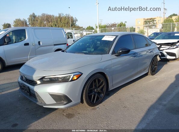 2HGFE2F53NH571075 2022 HONDA CIVIC Gray Front left