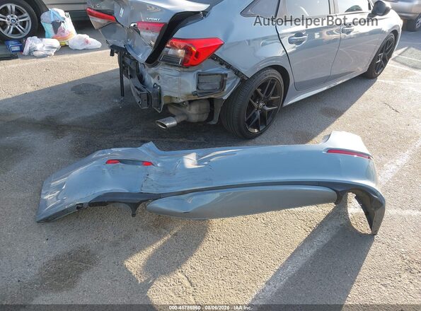 2HGFE2F53NH571075 2022 HONDA CIVIC Gray Instrument cluster view