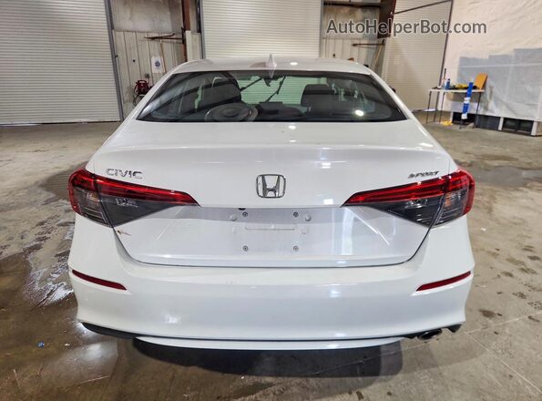 2HGFE2F53NH583355 2022 HONDA CIVIC White Widok z tyłu