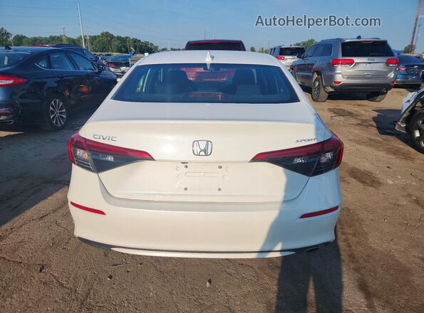 2HGFE2F53NH609307 2022 HONDA CIVIC Белый Вид сзади