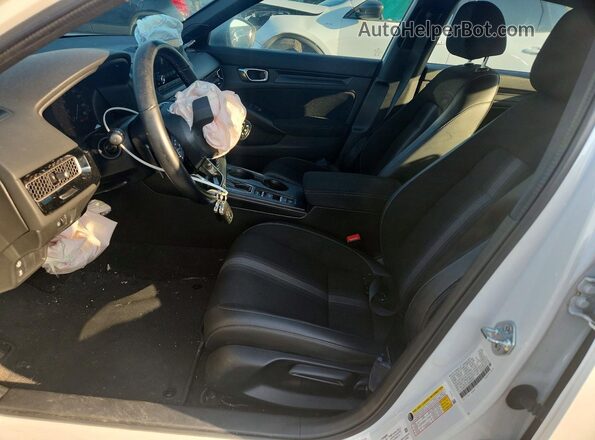 2HGFE2F53NH609307 2022 HONDA CIVIC Белый Вид салона спереди