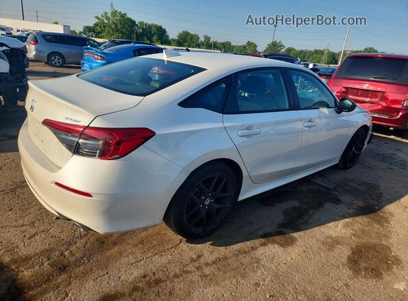 2HGFE2F53NH609307 2022 HONDA CIVIC Белый Задняя правая четверть