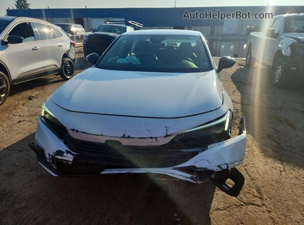 2HGFE2F53NH609307 2022 HONDA CIVIC Белый Вид спереди