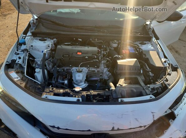 2HGFE2F53NH609307 2022 HONDA CIVIC Белый Вид задней части салона
