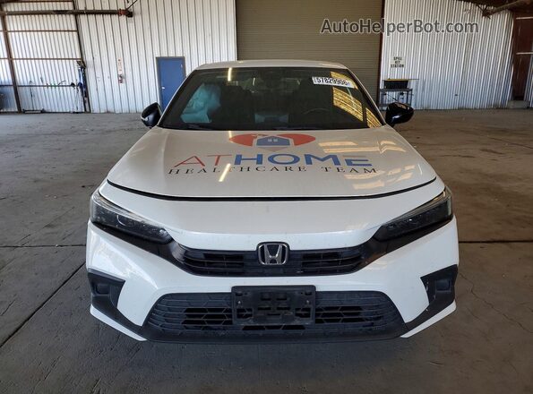 2HGFE2F53PH509968 2023 HONDA CIVIC White Widok z przodu