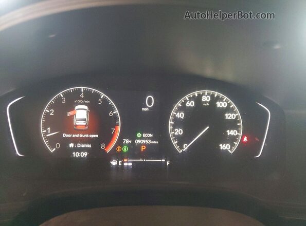 2HGFE2F53PH510053 2023 HONDA CIVIC Silver Instrument cluster view