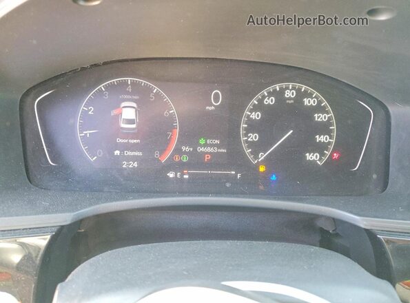 2HGFE2F53PH527256 2023 HONDA CIVIC Blue Սարքավորումների վահանակի տեսք
