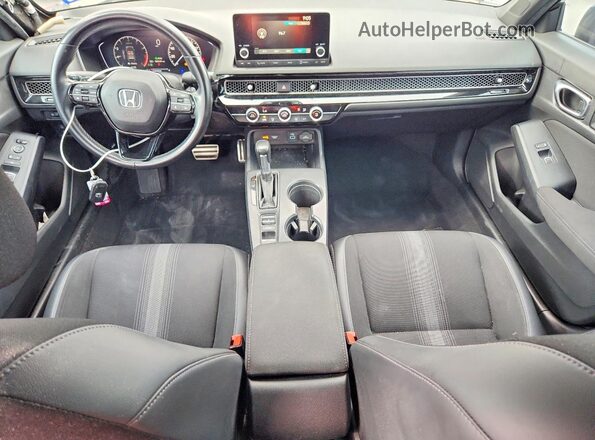 2HGFE2F53PH533462 2023 HONDA CIVIC Black Dashboard view
